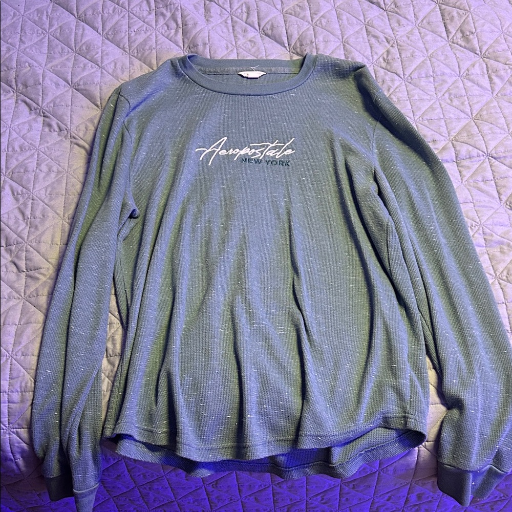 Aeropostale Teal Knit Sweater